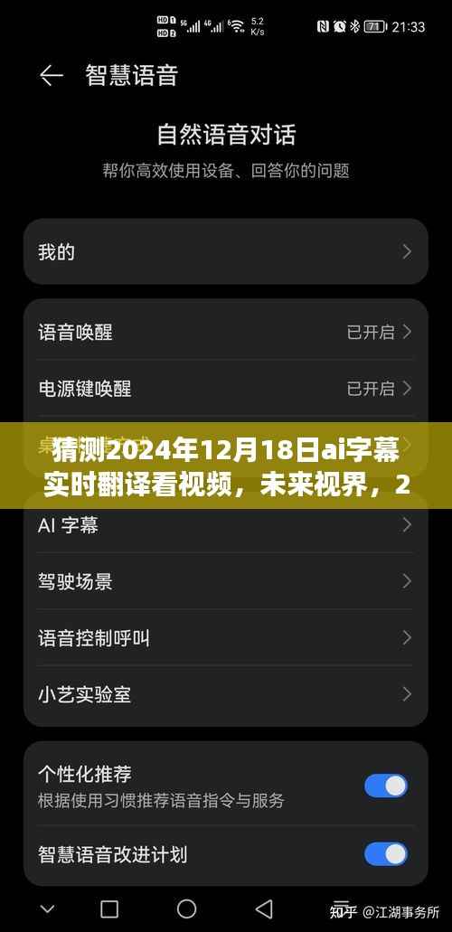 沉浸式体验，2024年AI字幕实时翻译技术展望与视界